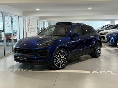 Porsche Macan 2.9 381KM Kamera cofania Line assist Panorama Pneumatyka-1