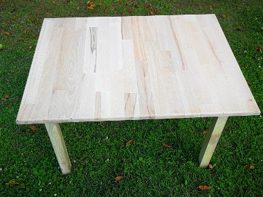 Ława drewniana, stolik kawowy, mały stół, stolik.-1