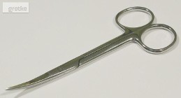 Nożyczki medyczne małe-wygięte 115mm