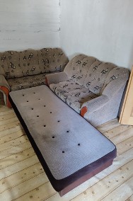 Oddam 2 sofy, fotel i łóżko pojedyncze-2
