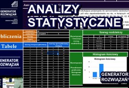 Analiza Statystyczna, Testy statystyczne, projekt Excel, Statistica