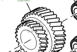 John Deere 6115R Koło Zębate Pośrednie L168385