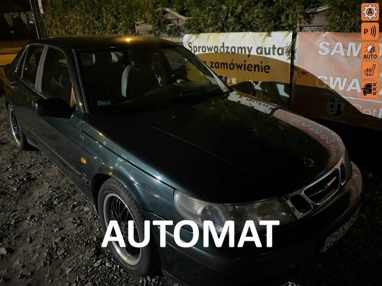 Saab 9-5 I Automat,moc 192, LPG,beżowe skóry,podg. fotele, niespotykany stan, h