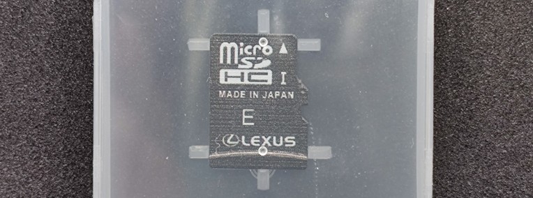 Karta microSD Lexus Premium Gen 8/9-1