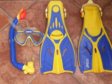 Płetwy CRIVIT 32-37 maska rurka snorkeling ABC Zestaw do nurkowania nurkowania-1