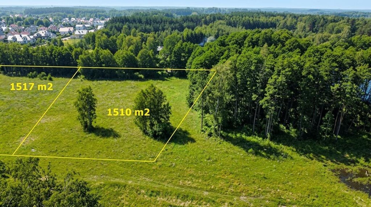 Działka budowlana 1510 m² MPZP Opypy - View 4
