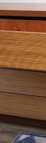Komoda z szufladami z pełnym wysuwem, kolor orzech, fronty bambus-3