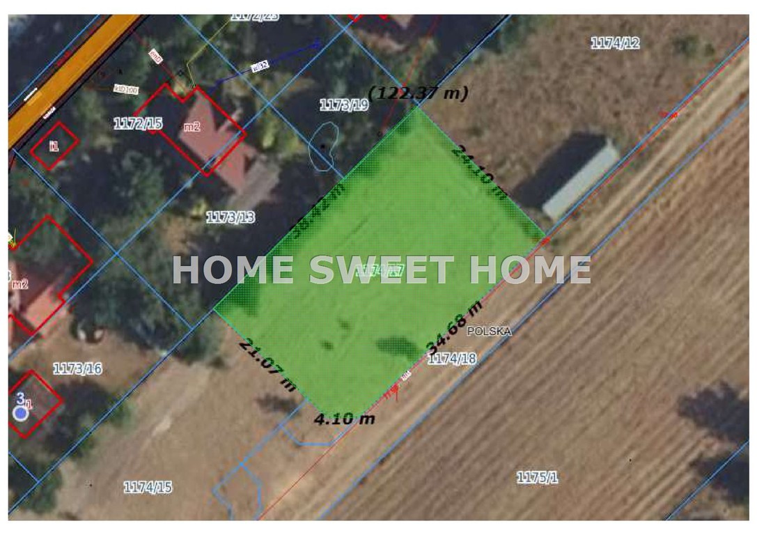 Działka budowlana 940 m² z MPZP -Arciechów-Narew - Widok 5