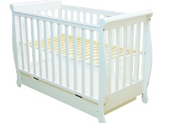 STYLOWE łóżeczka drewniane dla niemowląt NOWE 