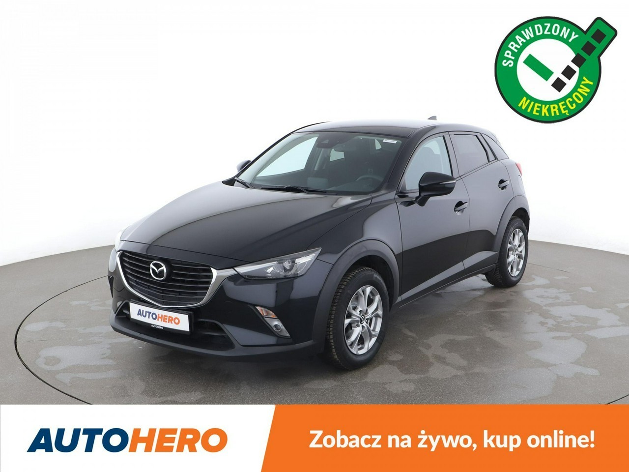 Mazda CX-3 4x4, navi klima auto grzane fotele czujniki parkowania