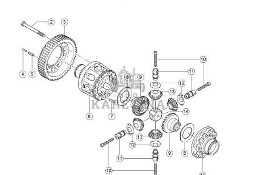CLAAS Jaguar 970 Mechanizm Różnicowy Przekładnia Wyrównawcza 0007753730 00 0775 373 0