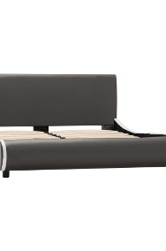 vidaXL Rama łóżka, antracytowy szary, sztuczna skóra, 140 x 200 cm 285005-2