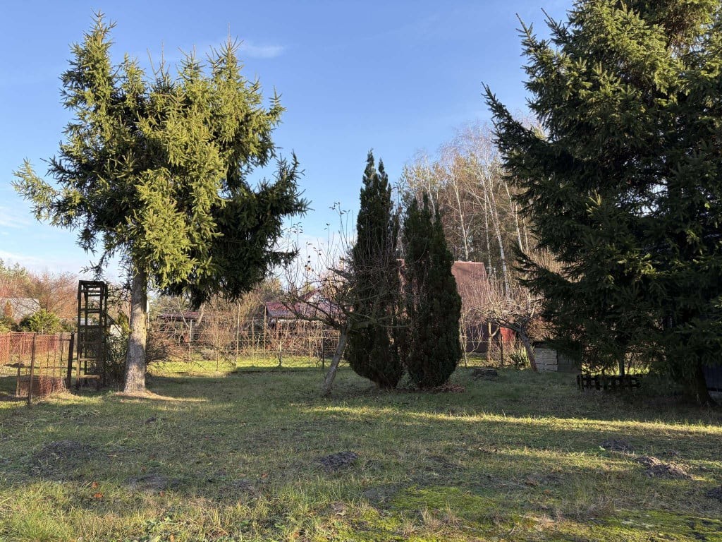 Działka rekreacyjna 317 m² z domkiem letniskowym | Stare Budy - Więcej