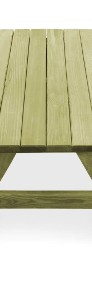 vidaXL Stół piknikowy z ławkami, 90x90x58 cm, impregnowana sosna 45148-4