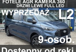 Ford Transit Custom 170KM A8 DrzwiLewe Fotele AGR Full Led Niska Cena od ręki 9-os. 2207
