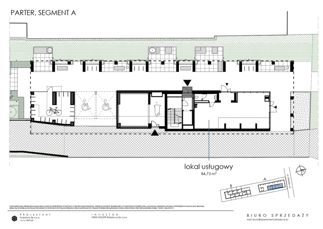 Lokal usługowy na wynajem Krowodrza - Widok 2