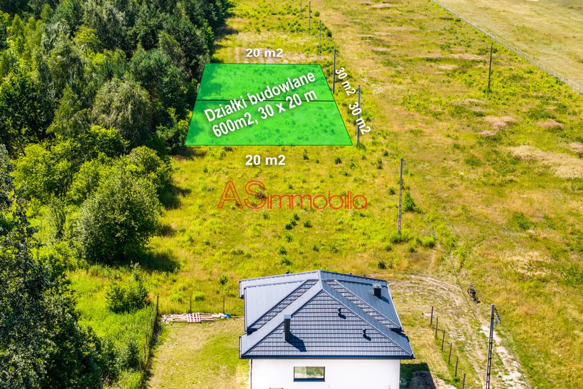 Działki budowlana, 600 m², przedmieścia Wołomina - Widok 4