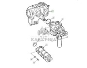 John Deere CTS 9600 - pompa hydrauliczna AH161250