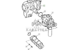 John Deere CTS 9600 - pompa hydrauliczna AH161250