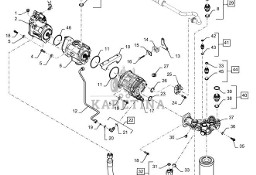 New Holland T6090 Regen pompa hydraul 84347575R