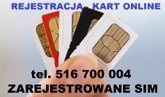 Działające karty SIM startery zarejestrowane karty SIM anonim Internet Gdańsk