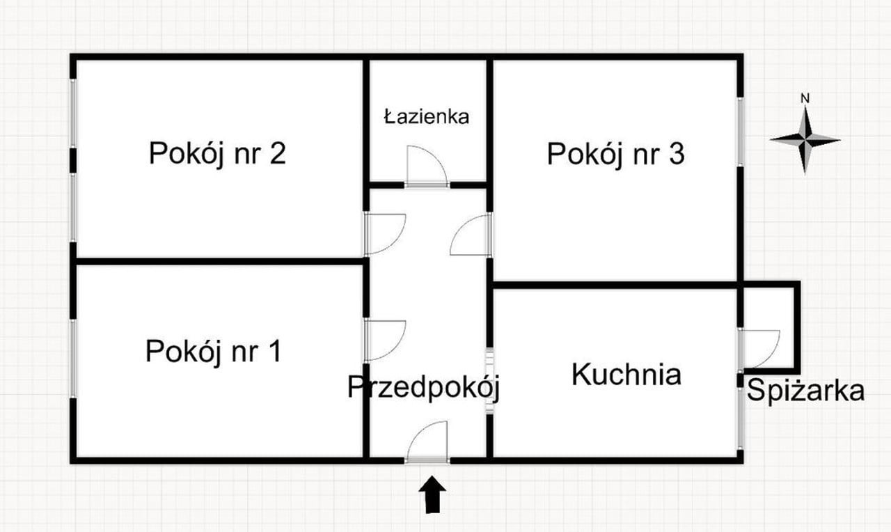 Trzy niezależne pok. 79 m², Orzeszkowej, Kazimierz! - Widok 4