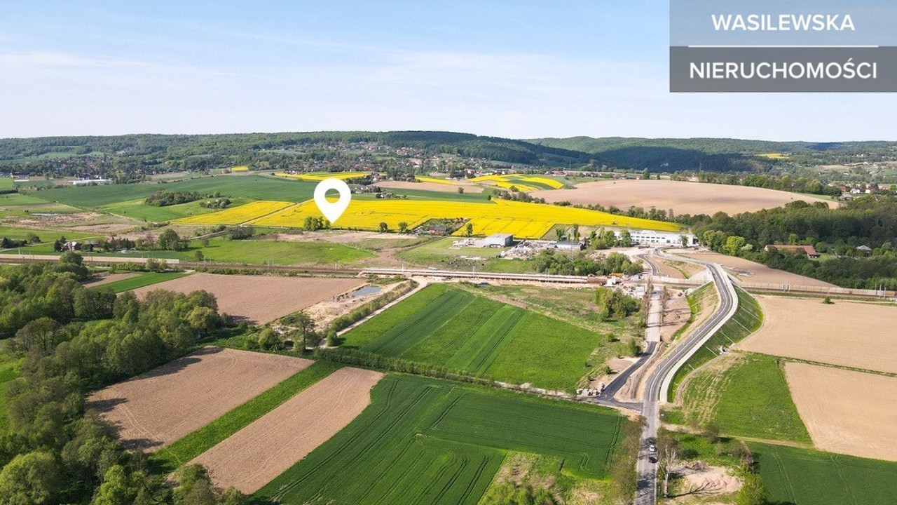 Teren inwestycyjny 26,5 a - 1 ha / MPZP pod usługi - Widok 6