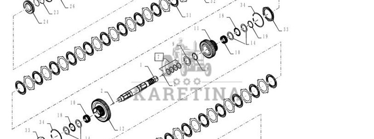 New Holland T6090 T6070 Element nośny 87581468-1