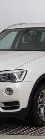 BMW X3 II (F25) , Salon Polska, Serwis ASO, 190 KM, Automat, Skóra, Navi,-3