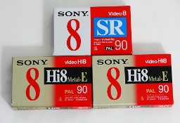 Nośnik Sony Video 8 Pal 90 x 3 szt.