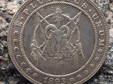 One Dolar z Motywem Satanizm 1893-1
