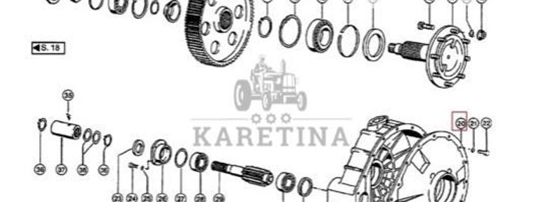 Case Mammut 7400 - pokrywa 03222971-1