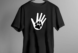 PRZYBIJ ŁAPĘ - koszulka charytatywna, t-shirt z nadrukiem