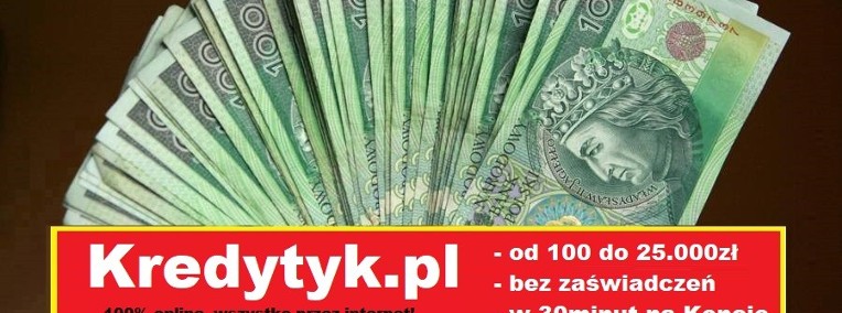 Pożyczka na dowód od 100zł do 200.000zł w 15 min Chwilówki online przez Internet-1