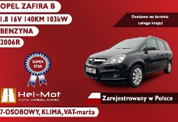 Opel Zafira B 1.8 140KM, 7-Osobowy, Zarejestrowany w Polsce, VAT-marża!