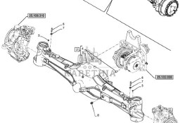 New Holland T6070 Pochwa mostu napedow 47912967