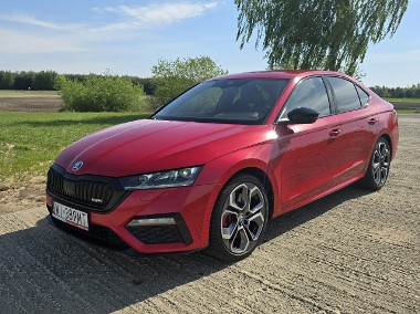 Skoda Octavia IV RS Challenge Selection 2.0 TSI 245KM DSG Salon Polska, Czerwień Velv-1