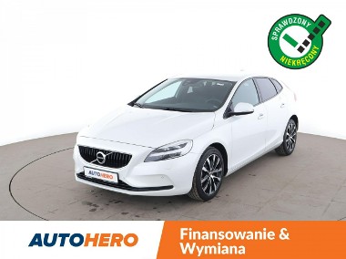 Volvo V40 II Linje Svart Klimatronik Tempomat Navi Grzane Fotele Skóra Kamera LED-1