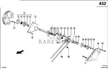 Claas Lexion 600 KOŁO 0007354332 (Napęd rozładunku zbiornika ziarna)
