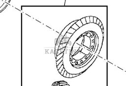 John Deere 8360R Koło Talerzowe Wałek Atakujący Atak Przekładnia Główna CZĘŚCI RE324795 RE299256