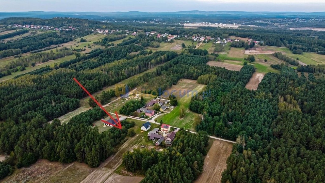 działka przy lesie – pohled 6