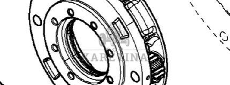Massey Ferguson 7718S 7718 S 1804A DYNA 6 Nośnik Mnożnik CZĘŚCI 4361743M3-1