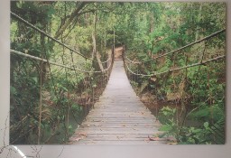 Obraz na płótnie Tajlandia most las 120x80