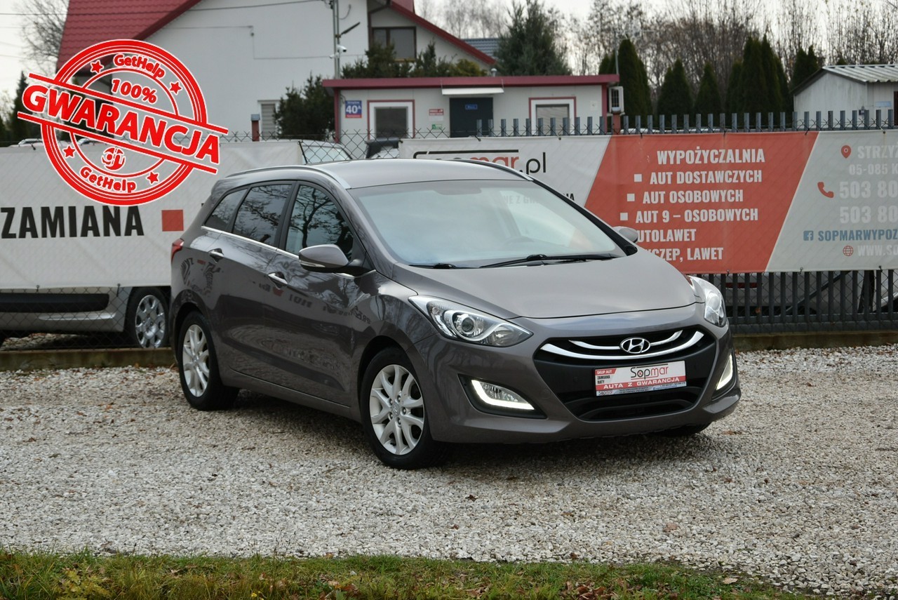 Hyundai i30 II 1.6CRDi 128KM AUTOMAT 2013r. Climatronic LED TEMPOMAT Isofix