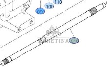 KUBOTA M9540 Wał Skrzyni Biegów CZĘŚCI 3C091-41213