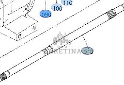 KUBOTA M9540 Wał Skrzyni Biegów CZĘŚCI 3C091-41213