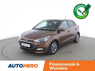 Hyundai i20 II panorama 1.4 100KM grzane fotele+kier. PDC ks.serwisowa klima-auto-1