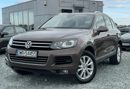 Volkswagen Touareg II 3.0 V6 TDI, 2012r. Salon PL, serwis w ASO, bogata wersja