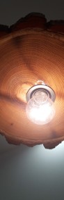Lampa sufitowa z plastra drewna akacji-3