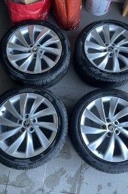 Alu felgi z oponami Pirelli Skoda Superb 18”-2